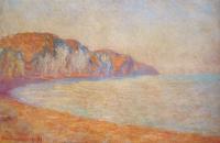 Monet, Claude Oscar - Cliff at Pourville in the Morning